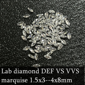เพชรปลอม SHRAMAN DIAMOND จากอินเดีย เกรด VS-Si สี E เพชรเม็ดเดี่ยวทรงมาร์คีส์ น้ำหนัก 0.9 กะรัต/เม็ด ผลิตด้วยวิธี CVD HPHT สำหรับทำเครื่องประดับ - Product Image 5