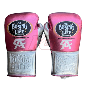 No Boxing No Life - Guantes de Boxeo de Piel de Vacuno para Entrenamiento y Sparring, Cómodos, con Cierre de Cordones, Ligeros, Transpirables, Elásticos, OEM - Product Image 5