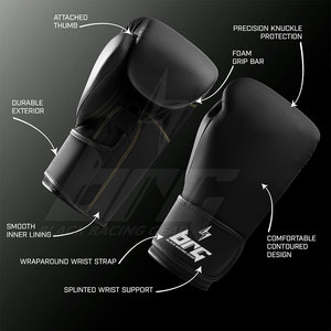 Gants de boxe en matériau durable, équipement de protection, gants de boxe pour usage extérieur, en stock - Product Image 4