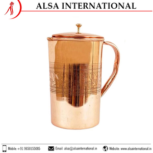 Fabricante OEM Suministro a granel Jarra de agua de cobre y utensilios de cobre Comprar fabricante a precio barato - Product Image 1