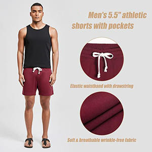 Pantalones Cortos Deportivos de Poliéster de Secado Rápido de Alta Calidad, Personalizados para Correr, para Hombre, Sublimados, al por Mayor, con Bolsillo - Product Image 2
