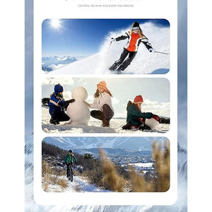 Gants de cyclisme thermiques d'hiver, imperméables, coupe-vent, chauds et confortables, pour la conduite en plein air, sur route et en VTT - Product Image 3