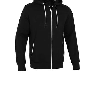 Men Heavyweight <b>Sherpa</b> Fleece-<b>Lined</b> Full Zip Hooded Classic Tech Eco-Friendly Solid Anti-Wrinkle Winter Regular Fit Hoodie - Product Image 3