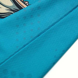 Chemises de pêche imperméables en gros avec impression de logo personnalisé sur le devant, manches longues, protection UPF 50 - Product Image 6