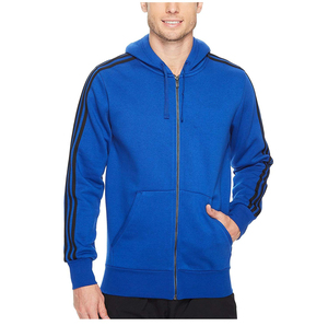 Sudadera con Capucha Blanca para Hombre, Corte Regular, Cierre de Cremallera, Informal, Otoñal, con Parches, Manga Larga, Resistente al Viento, Transpirable, Ecológica, 100% - Product Image 3