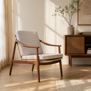 Custom OEM Solid Teak Wood Modern Outdoor <b>Sofa</b> Chair Waterproof Cushion PE <b>Rattan</b> for Living Room Resort Hotel Made in Indonesia - Product Image 1