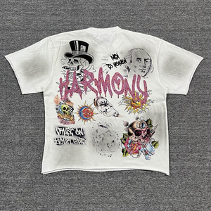 T-shirt décontracté pour homme, design personnalisé, 100% coton, respirant, manches courtes, confortable, broderie sur le devant, personnalisation de la marque - Product Image 5