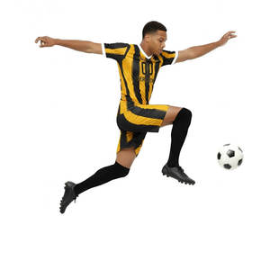 Ensemble d'entraînement de football personnalisé unisexe à séchage rapide et respirant, uniformes de football en gros, logo personnalisé, protection UV pour l'équipe - Product Image 2