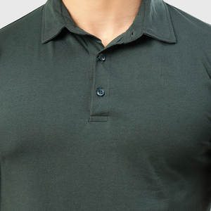 Camiseta Deportiva de Manga Corta con Cuello Redondo y Logotipo Personalizado, Estilo Casual, Color Sólido, Mangas con Ribetes, Corte Regular, 100% Algodón, Gran Venta de Primavera - Product Image 6