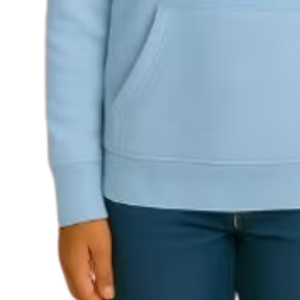 เสื้อสเวตเชิ้ตปักลายสีฟ้าอ่อนสำหรับเด็กผู้หญิง เสื้อแขนยาวลำลอง สตรีทแวร์สำหรับทุกวัน เสื้อผ้าสไตล์ไลฟ์สไตล์ที่สวมใส่สบาย - Product Image 5