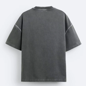 Camiseta de manga corta de alta calidad para hombre, al por mayor, transpirable, con color, talla y logotipo personalizados. - Product Image 4