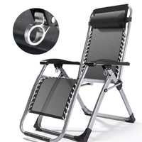 Chaise pliante Zero Gravity pour plage piscine camping chaise longue portable