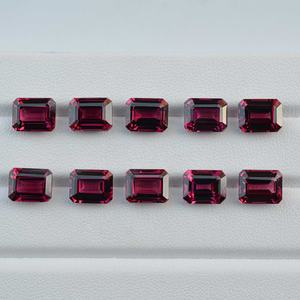 Piedra Preciosa Suelta de Granate Magenta Natural de Malawi, Forma Octogonal Facetada de 10x12 mm, Granate Umbalite, Calidad AAA, Directamente del Fabricante - Product Image 1