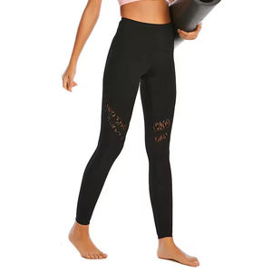 Leggings pour femmes à taille haute, coupe ajustée, respirants, antibactériens, longueur cheville, matériau durable, avec poches - Product Image 3