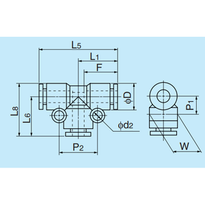NITTA Chemifit C1 Serie EUT3/8-C Acoplamientos de eje - Product Image 1
