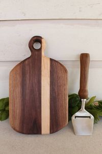 Tabla de cortar de madera natural para rebanar, picar, cortar en cubitos verduras, frutas, hierbas e ingredientes - Product Image 6