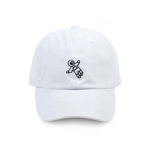 Gorra de Béisbol Negra de Algodón RAO CRAFT EXPORTS con Diseño de Astronauta Bordado con Lentejuelas, Personalizable, Sin Estructura, Unisex, Ajustable - Product Image 2