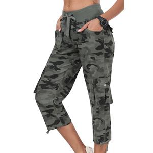 Nouveau pantalon capri pour femmes de haute qualité, pantalon décontracté pour femmes, très confortable, streetwear respirant, pantalon capri pour femmes - Product Image 1