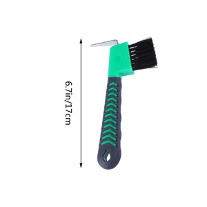 Brosse à sabots en acier inoxydable avec manche, outils de toilettage pour chevaux, nettoyage, anti-rouille, pratique pour sabots de cheval - Product Image 2