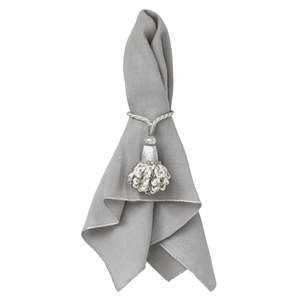 Set Bowery di 4 Tovaglioli in Lino 100% 20x20 Pollici Lavabili in Lavatrice Set di Accessori per Tavola - Product Image 6