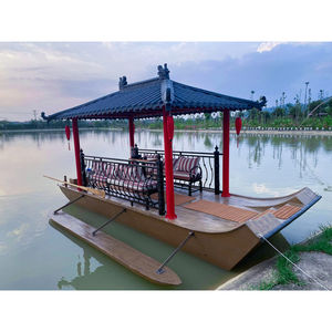 OMH K240 Maison-bateau en composite durable avec toit pour les loisirs et l'utilisation en extérieur 579,1L x 218,4W x 330,2H cm 8 personnes - Product Image 4