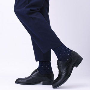 Men's Breathable Striped Dress <b>Socks</b> Men's Crew Mid-Calf <b>Socks</b> Business-Casual Striped Plus-Size <b>Socks</b> - Product Image 6