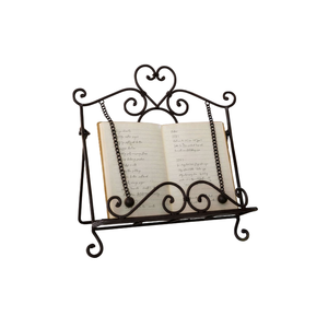 Support de livre de recettes décoratif de luxe en fil de fer pour la maison, l'hôtel et la cuisine - Product Image 5