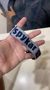 Vente directe d'usine, sangle élastique simple face de 40 mm, écologique, résistante, avec logo jacquard pour chaussures - Product Image 3