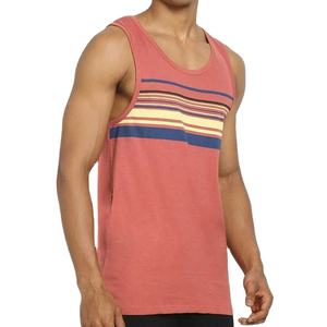 เสื้อกล้ามออกกำลังกายแขนกุดผ้าฝ้าย100% สำหรับผู้ชายเสื้อกล้ามโลโก้ออกแบบได้ตามต้องการ - Product Image 2