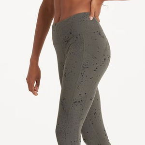 Women's High Waist Full-Length Yoga <b>Leggings</b> Spandex/Nylon Tummy <b>Control</b> Breathable Eco-Friendly Reversible Quick Dry - Product Image 1
