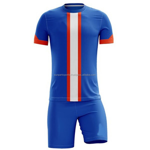 Vêtements de sport de football personnalisés en gros, ensemble de survêtement, maillot de football pour adultes, vêtements pour hommes et femmes, uniformes d'entraînement, 100% polyester - Product Image 4