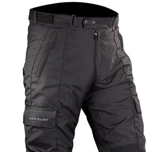 Pantalones textiles para motocicleta diseñados para la seguridad en la carretera con construcción resistente a la abrasión y armadura de nivel 1 CE. - Product Image 5