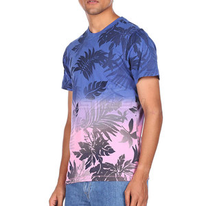 T-shirt à col rond pour homme, style streetwear, sublimation, personnalisez votre propre logo, t-shirt pour homme en sublimation - Product Image 3
