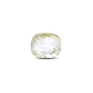 Loose 4.55 Carat Oval Cut Yellow Sapphire Gemstone for Fine Jewelry - Product Image 1