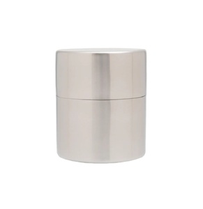 BLANCHE P7-06 Japon Café Premium Boîte à thé personnalisée en étain en acier inoxydable pour poudre de matcha - Product Image 1