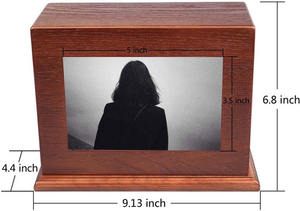 Hot Selling Modern Adult <b>Wooden</b> Cremation <b>Urns</b> Handmade <b>Urns</b> <b>For</b> Male and Female Decorative <b>Urns</b> - Product Image 2