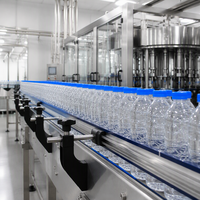 Machine de remplissage d'eau gazeuse entièrement automatique à grande vitesse pour bouteilles en PET