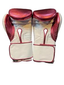 Gants de boxe style mexicain personnalisés No Boxing No Life, en cuir de vachette premium, fermeture auto-agrippante extensible et antidérapante. - Product Image 4