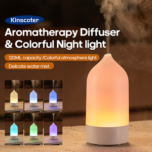 Le plus récent diffuseur d'huile essentielle 120ml humidificateur d'air USB à ultrasons coloré veilleuse conception muette diffuseurs d'arôme pour chambre Hote - Product Image 2