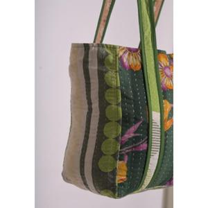 Indian Handmade Cotton Kantha Vintage Tote <b>Bag</b> Quilted Boho Shoulder <b>Bag</b> Reusable Durable Shopping <b>Bag</b> Unisex Gift - Product Image 4