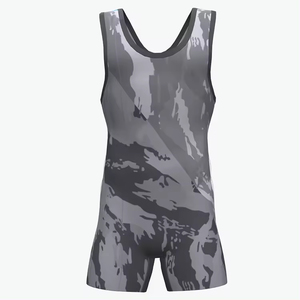 High Quality Sublimated Custom Design Unisex Wrestling Singlets Spandex/Polyester Quick Dry Breathable Lightweight - Product Image 1