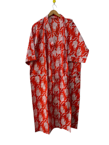 Kimono de Algodón con Estampado Boho, Regalo para Damas de Honor, Ropa Casual para Estar en Casa, Bata de Dormir, Primavera Verano - Product Image 4