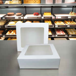 กล่องหน้าต่างพรีเมี่ยมเหมาะสำหรับขนมอบเค้กและบรรจุภัณฑ์ร้านขนม - Product Image 2