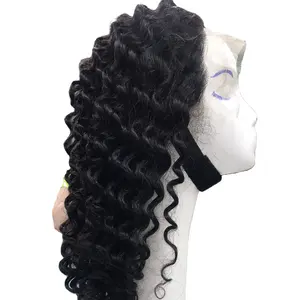 200 Density Curly Frontal Lace Wig Pre Plucked Cuticle Aligned Soft And Luxury Hair To Dye All Colors