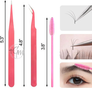 Pince à cils volumineux professionnelle, outil d'extension de cils, applicateur d'isolation de précision, accessoire de beauté - Product Image 6