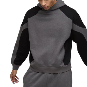 Custom Logo 100% Cotton Fleece <b>Lightweight</b> Eco-Friendly Breathable Tracksuit Set Hoodie <b>Jogger</b> for Winter Casual Style for Men - Product Image 4