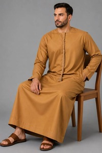Wholesale <b>Thobe</b> Manufacturer Traditional Muslim Robe Breathable Fabric for Retail Brands and Bulk Supply - Product Image 4