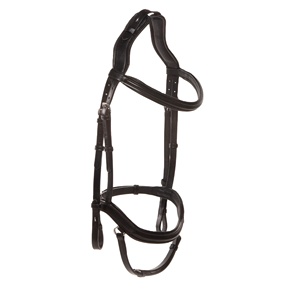 Brida Anatómica Decorativa de Lujo para Caballo, Acolchada en Cuero, Personalizable, para Carreras Ecuestres y Equitación - Product Image 4