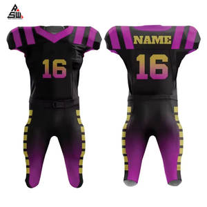 Uniforme de Fútbol Americano de Estilo Único, Talla Grande, Personalizable, Material de Poliéster de Alta Calidad, Equipación de Equipo - Product Image 1