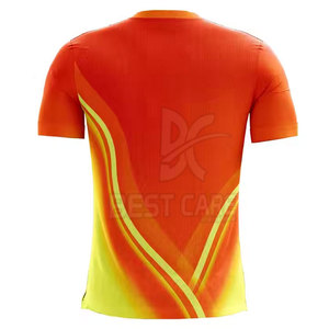 เสื้อฟุตบอลแบบใหม่ พิมพ์โลโก้ตามสั่ง ดีไซน์สวย ผลิตจากโพลีเอสเตอร์ 100% ขายส่งราคาถูก - Product Image 2